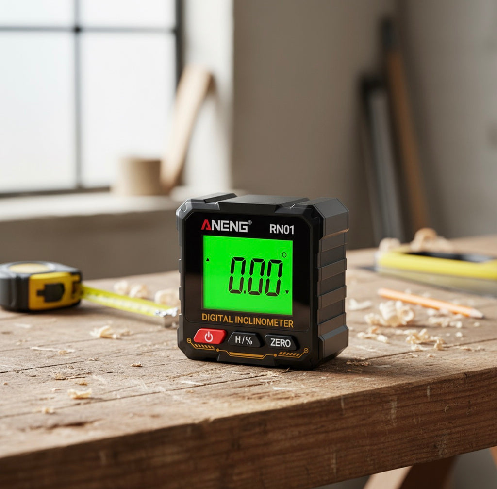 Digital Angle Finder & Inclinometer 360°