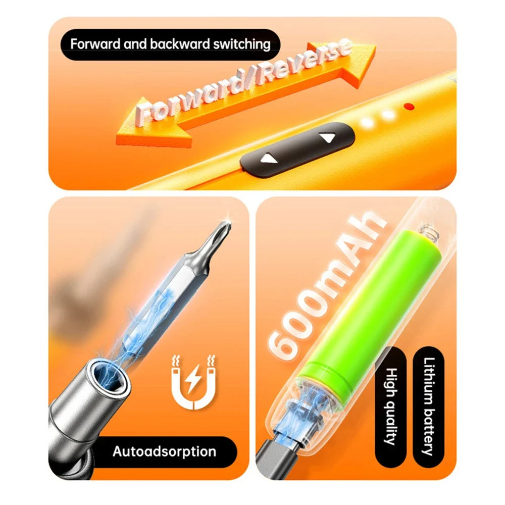 46-in-1 screwdriver kit accessories