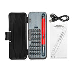 Compact rechargeable screwdriver set