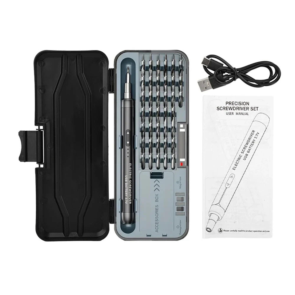 46-piece repair screwdriver kit