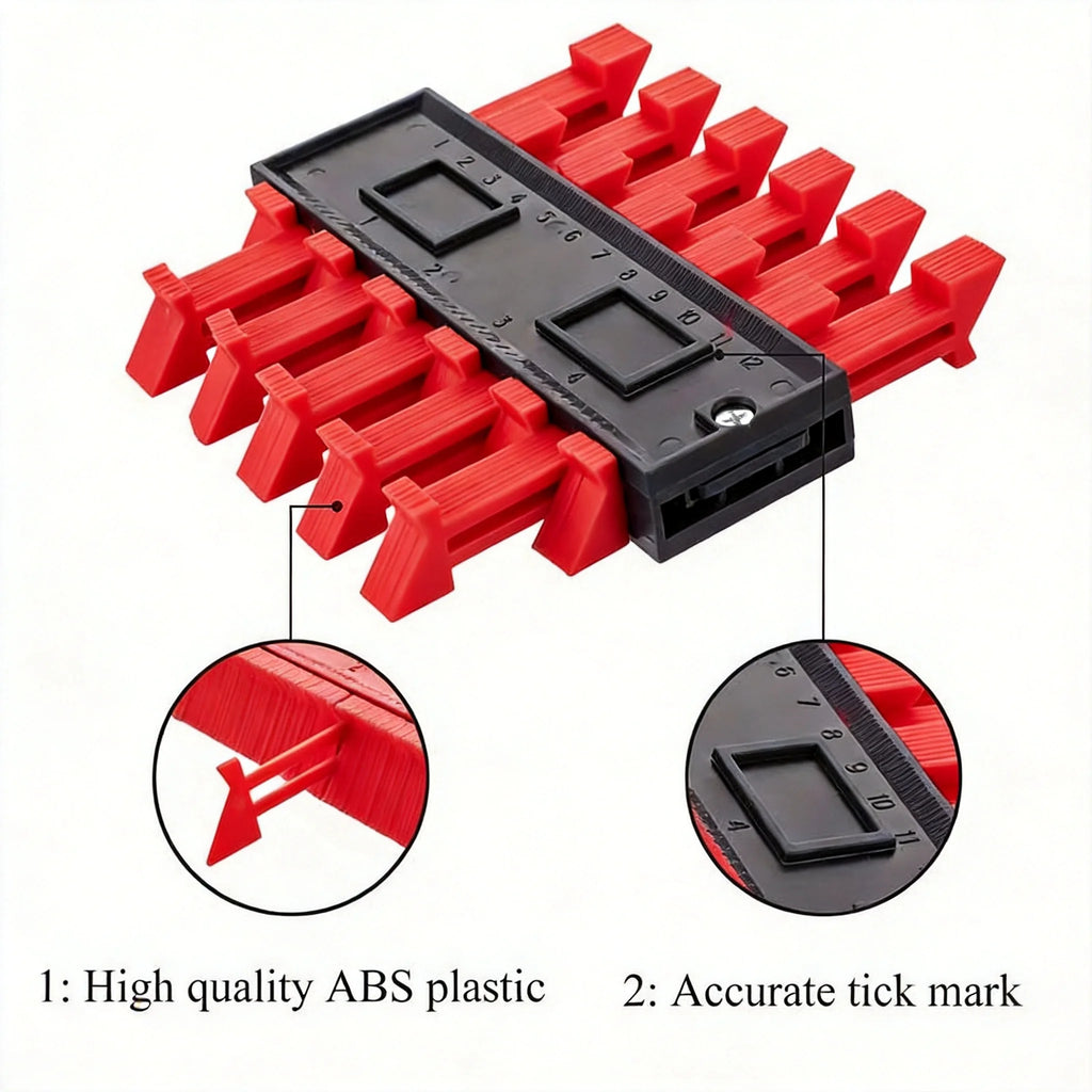 Lockable contour gauge profile tool – view 3