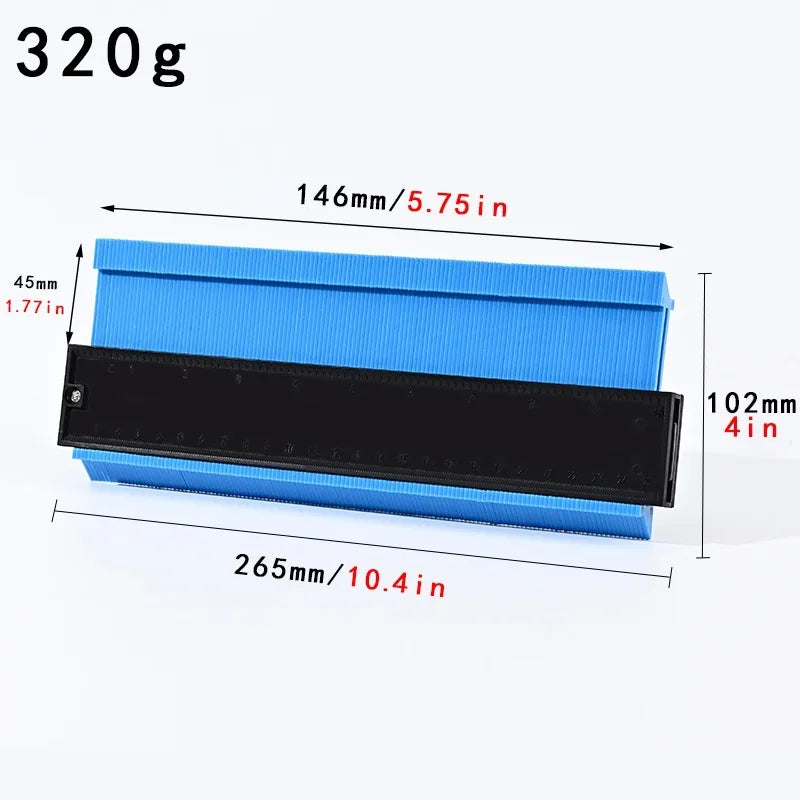 Lockable contour gauge profile tool – view 7