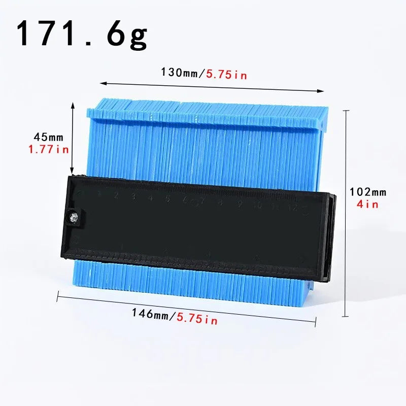 Lockable contour gauge profile tool – view 9