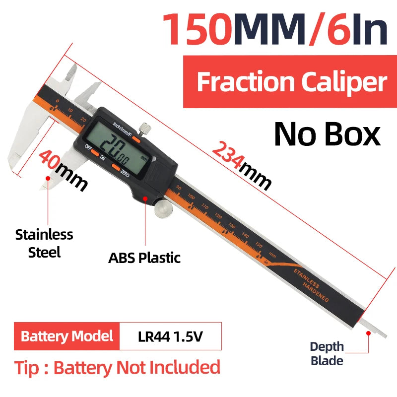 Digital Caliper 150 mm – supplier view 3