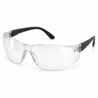 Clear anti-fog safety glasses