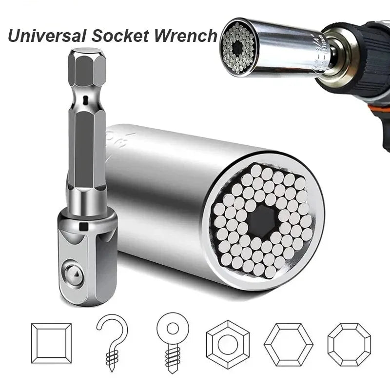 Universal Socket 7–19 mm with drill adapter – view 2