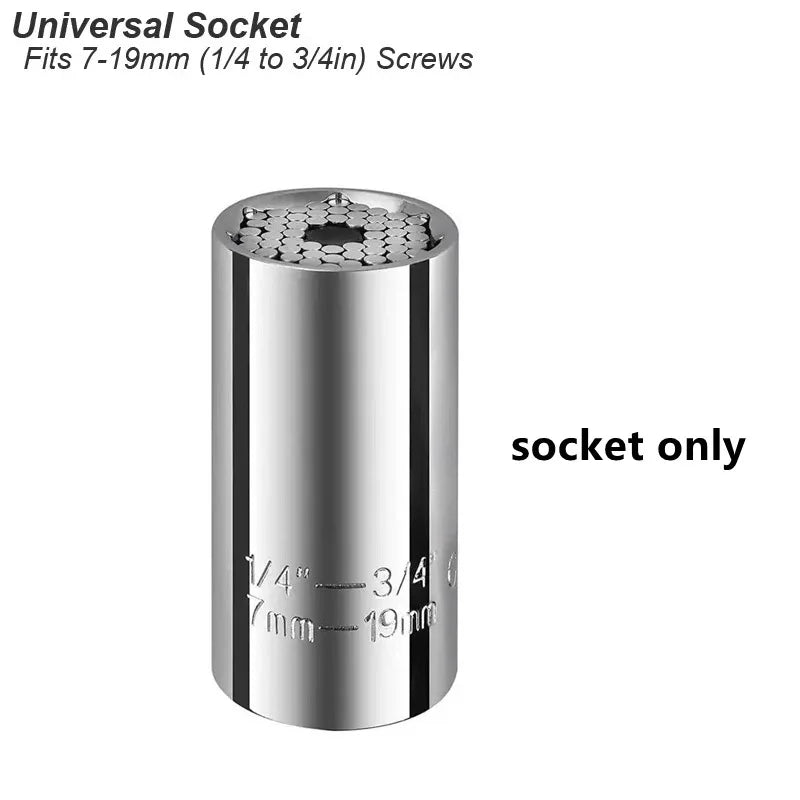 Universal Socket 7–19 mm with drill adapter – view 7