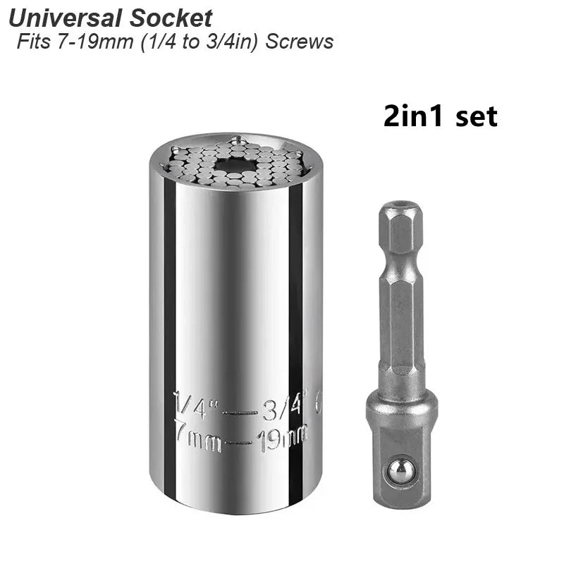 Universal Socket 7–19 mm with drill adapter – view 8