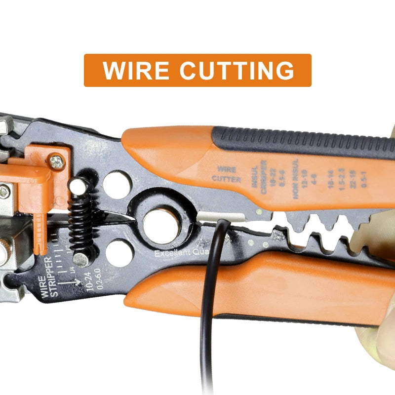 Automatic wire stripper and crimping tool – view 7