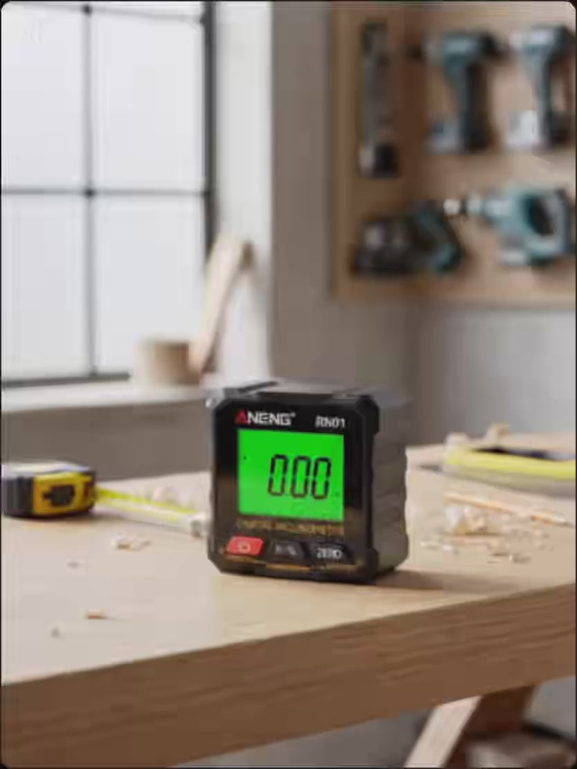 Digital Angle Finder & Inclinometer 360°