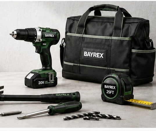 BAYREX professional tools with tool bag and hammer